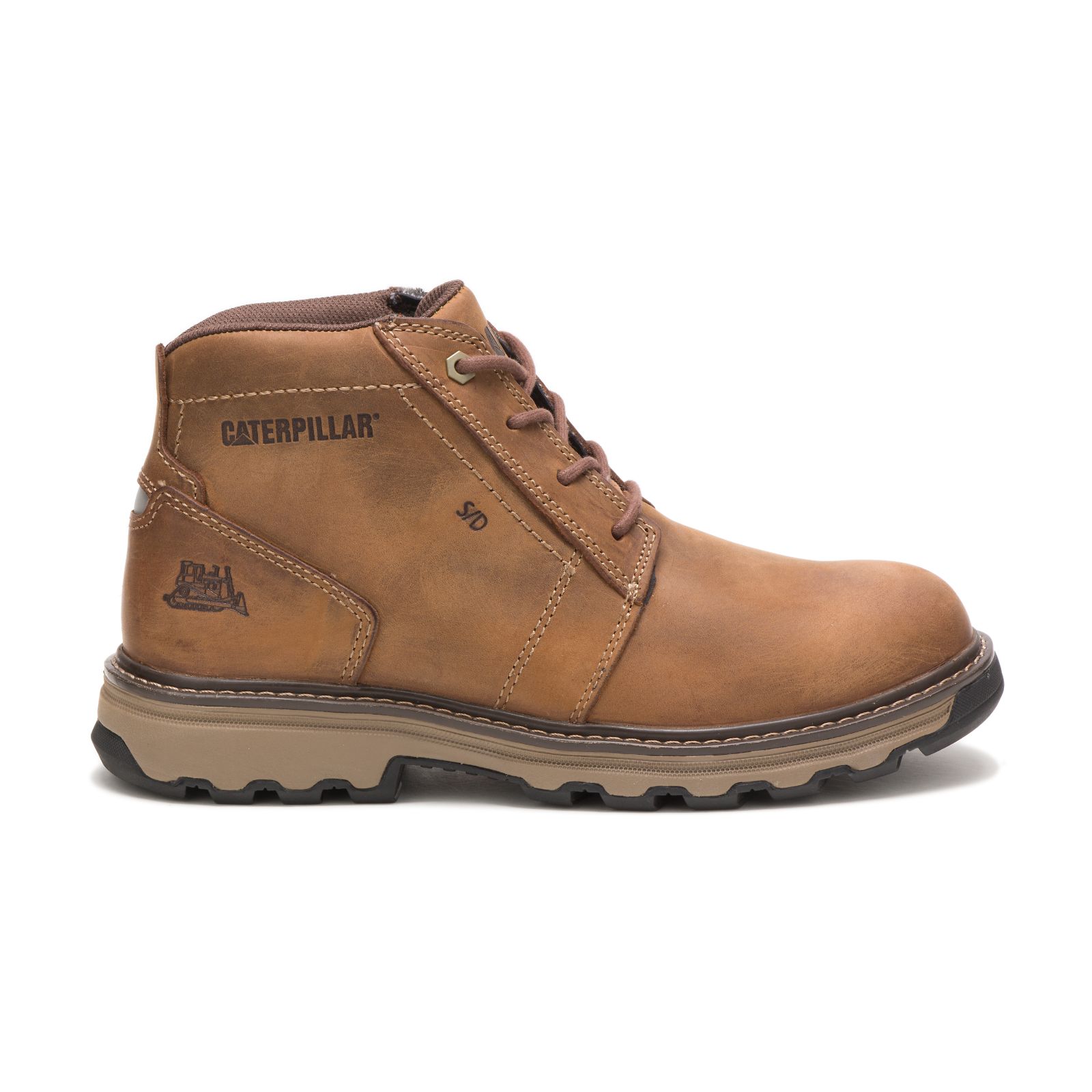 Caterpillar Parker Philippines - Mens Work Boots - Dark Beige 27845LWQT